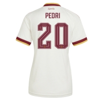 Camiseta España Pedri Gonzalez #20 Segunda Equipación Replica Mundial 2026 para mujer mangas cortas